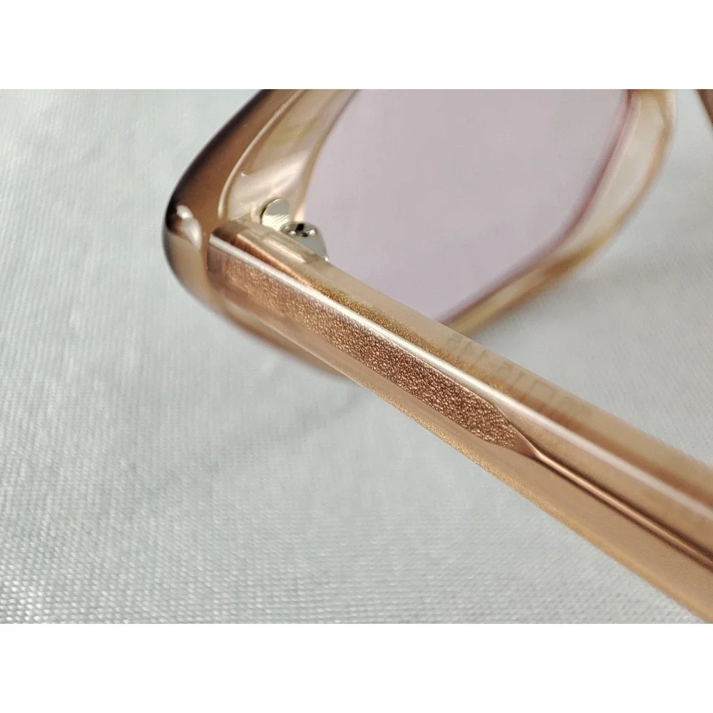 Amelia E. Peach Nude Narrow Cat Eye Eyeglass Frames 56-15-145‎ Hand Made